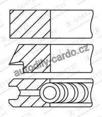 Sada pístních kroužků GOETZE 08-148300-00