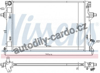 Chladič motoru NISSENS 606552