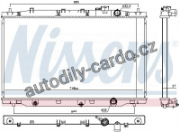 Chladič motoru NISSENS 606443