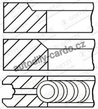 Sada pístních kroužků GOETZE 08-170600-10