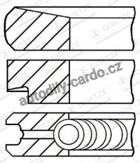 Sada pístních kroužků GOETZE 08-207300-10