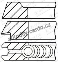 Sada pístních kroužků GOETZE 08-182400-10
