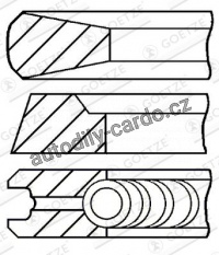 Sada pístních kroužků GOETZE 08-178207-00