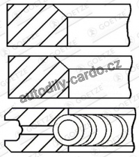 Sada pístních kroužků GOETZE 08-170700-10