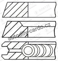 Sada pístních kroužků GOETZE 08-500600-00