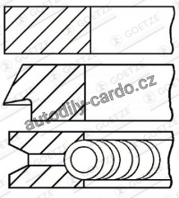 Sada pístních kroužků GOETZE 08-425300-00