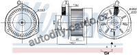 Vnitřní ventilátor NISSENS 87204