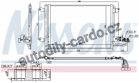 Chladič klimatizace NISSENS 940674