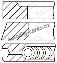 Sada pístních kroužků GOETZE 08-337400-00
