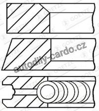 Sada pístních kroužků GOETZE 08-136400-00