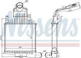 Chladič turba NISSENS 96591