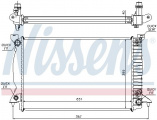 Chladič motoru NISSENS 60314A