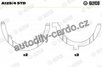 Distanční kotouč klikové hřídele GLYCO A129/4 STD - sada