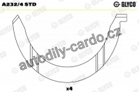 Distanční kotouč klikové hřídele GLYCO A232/4 STD - sada