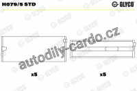 Ložiska klikové hřídele GLYCO H079/5 STD - sada