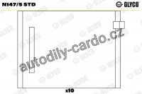 Ložisko vačkového hřídele GLYCO N147/5 STD - sada