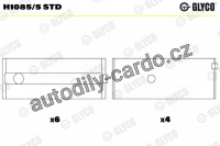 Ložiska klikové hřídele GLYCO H1085/5 STD - sada