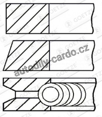Sada pístních kroužků GOETZE 08-336400-00