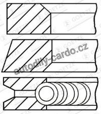 Sada pístních kroužků GOETZE 08-336600-00