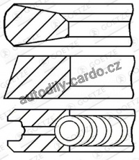 Sada pístních kroužků GOETZE 08-337000-00