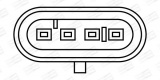 Zapalovací cívka CHAMPION (CH BAE947A/245) - DACIA, NISSAN, RENAULT