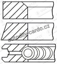 Sada pístních kroužků GOETZE 08-325700-00