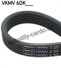 Ozubený klínový řemen SKF VKMV6DK1195