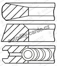 Sada pístních kroužků GOETZE 08-326300-00