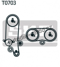 Sada rozvodového řemene s vodní pumpou SKF VKMC01122