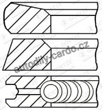 Sada pístních kroužků GOETZE 08-123700-00