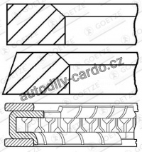 Sada pístních kroužků GOETZE 08-306400-00