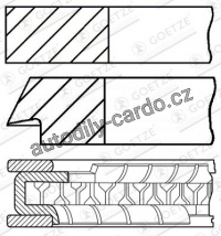 Sada pístních kroužků GOETZE 08-306900-00