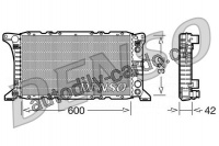 Chladič motoru DENSO (DE DRM10092)