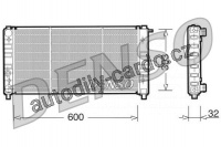 Chladič motoru DENSO (DE DRM26004)
