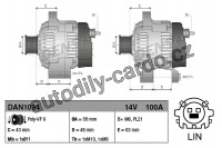Alternátor DENSO (DE DAN1094)