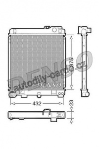 Chladič motoru DENSO (DE DRM05030)
