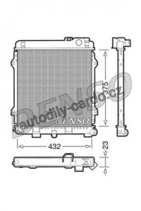 Chladič motoru DENSO (DE DRM05031)