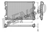 Chladič motoru DENSO (DE DRM07050)