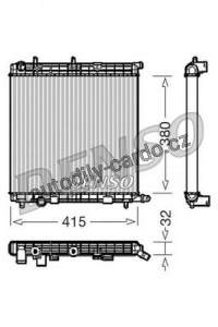 Chladič motoru DENSO (DE DRM07010)