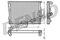 Chladič motoru DENSO (DE DRM05110)