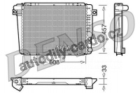 Chladič motoru DENSO (DE DRM05072)