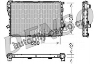 Chladič motoru DENSO (DE DRM05068)