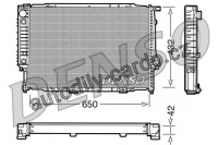 Chladič motoru DENSO (DE DRM05057)