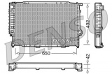 Chladič motoru DENSO (DE DRM05057)