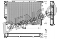 Chladič motoru DENSO (DE DRM05054)