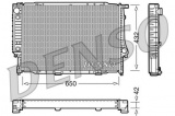 Chladič motoru DENSO (DE DRM05054)