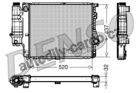 Chladič motoru DENSO (DE DRM05043)