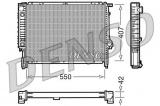 Chladič motoru DENSO (DE DRM05040)