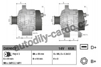 Alternátor DENSO (DE DAN607)