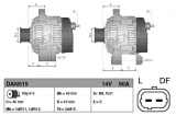 Alternátor DENSO (DE DAN515)